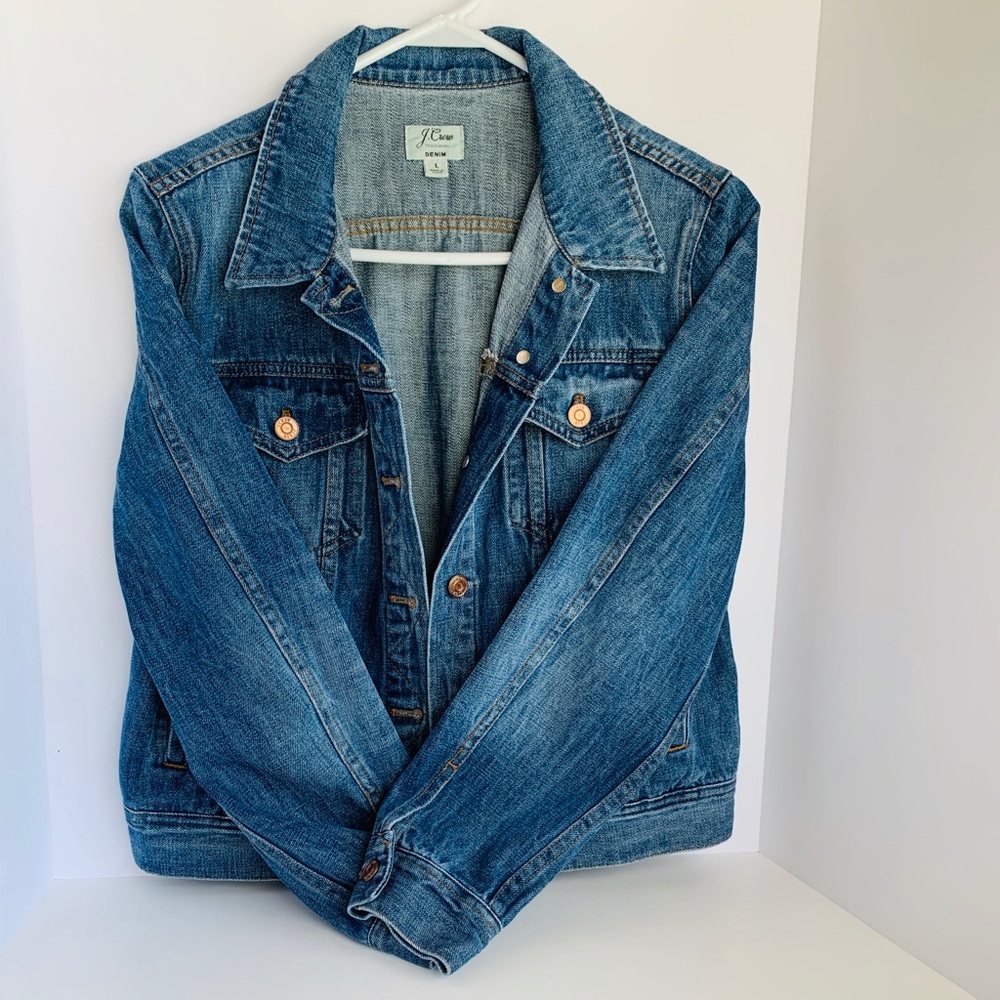 J Crew Large Denim Jacket